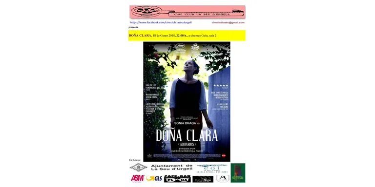 Cineclub La Seu obre la nova programació amb la projecció de 'Doña Clara'