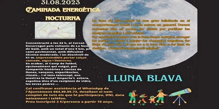 La Nou de Gaià celebra la primera caminada nocturna energètica