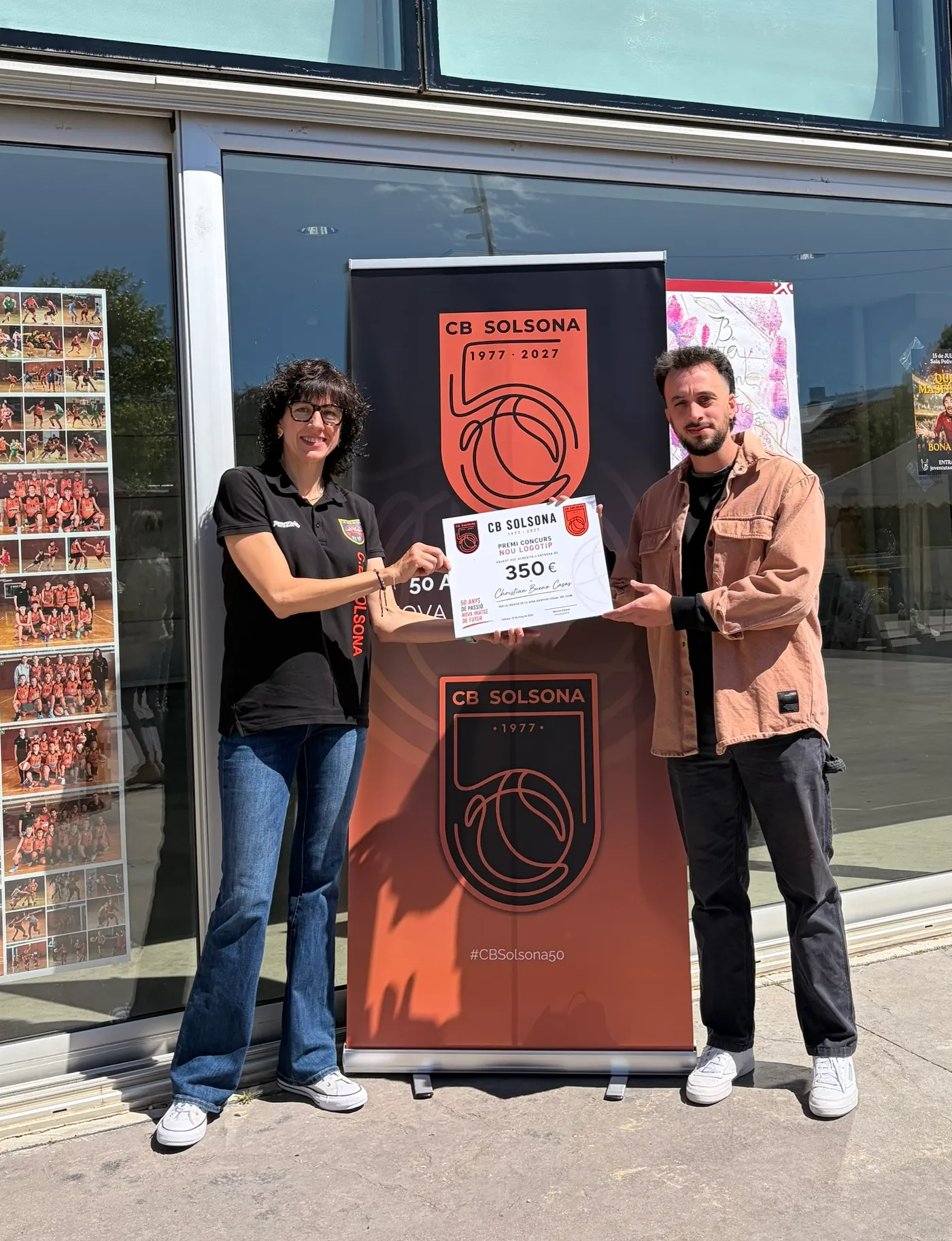 El Club Bàsquet Solsona dona el tret de sortida als actes del cinquantenari amb la presentació del nou logotip
