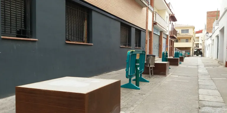 La tala de les alzines del Carreró de la Plaça de Pineda es debat al ple pinedenc