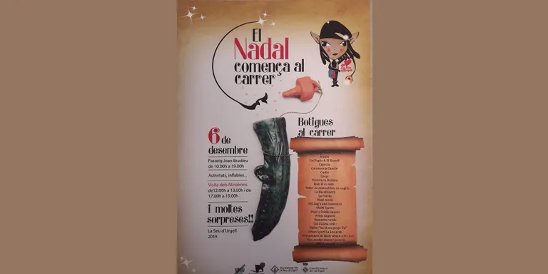 'El Nadal comença al carrer', fira nadalenca dels establiments de la Unió de Botiguers de la Seu d’Urgell