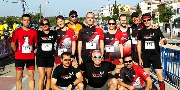 Una dotzena d’atletes d’Altafulla participen a la Cursa Trail de Roda de Berà