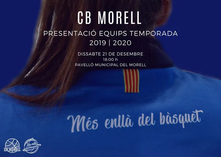 El CB Morell cita a tothom dissabte 21 a la seva presentació d'equips