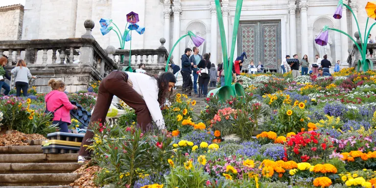 Girona ultima els detalls d'un Temps de flors adaptat a la sequera i que es preveu multitudinari