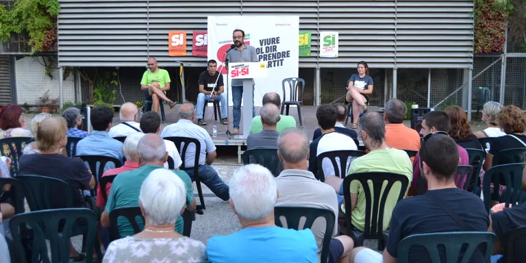 La CUP defensa a Pineda la necessitat d'un marc de relacions laborals just