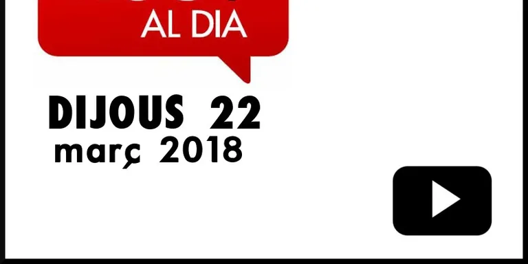 RUBÍ AL DIA dijous 22 MARÇ 2018