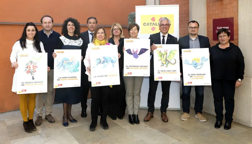 Pineda s'adhereix a la campanya "Catalunya, Hola família!" amb el personatge Dragut