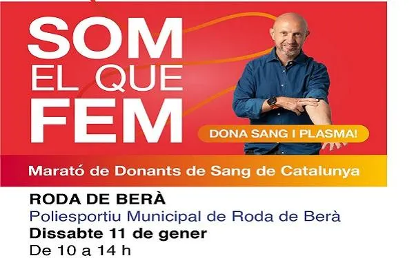 Roda de Berà se suma a la Marató de Donants de Sang de Catalunya