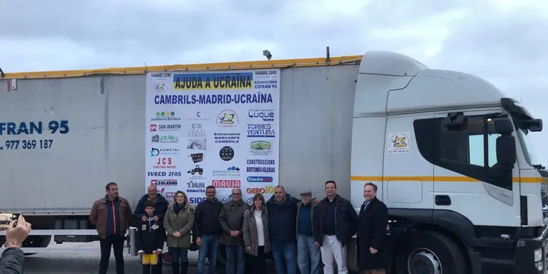 Empresaris de Cambrils col·laboren amb l’ONG ‘Hambre cero’ portant ajut humanitari a Ucraïna