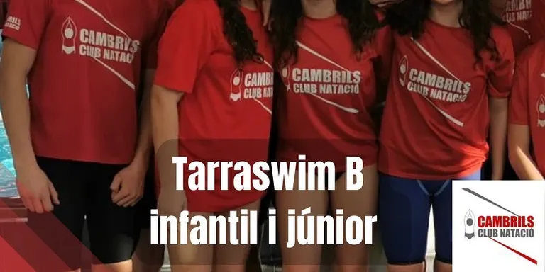 Els nedadors del Cambrils Club Natació participen a la Tarraswim a la piscina del CN Tortosa