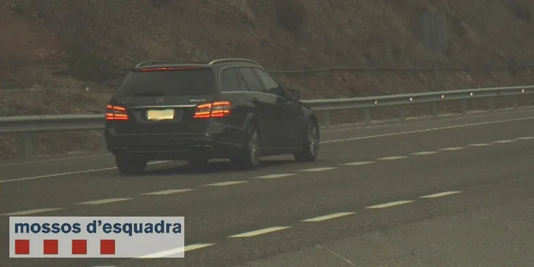 Enxampen un conductor que circulava a 200 quilòmetres per hora a la C-14