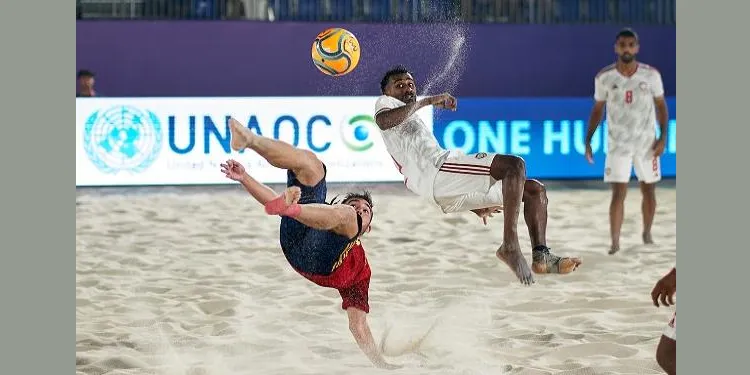 José Arias s’acomiada del títol de l’Intercontinental Beach Soccer Cup amb la Selecció Espanyola