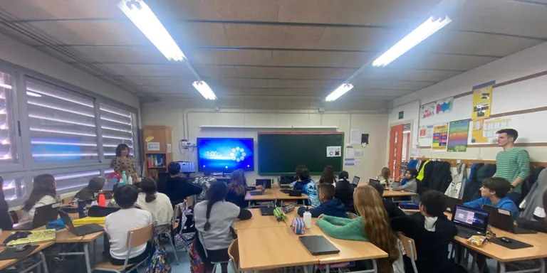 Taller Crònica Informativa a l'Escola Pinyana d'Alfarràs