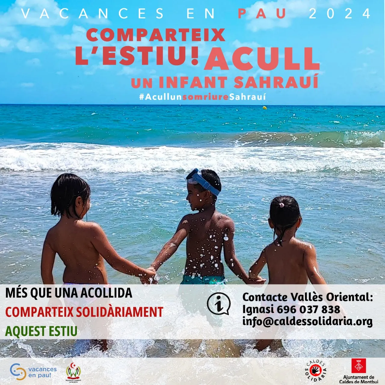 Caldes Solidària fa una crida a les famílies calderines a acollir un infant Saharaui durant l’estiu