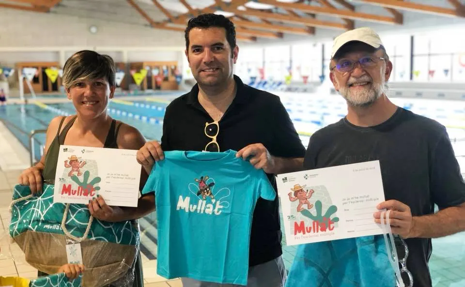 Pineda també s'ha mullat aquest diumenge per l'Esclerosi Múltiple