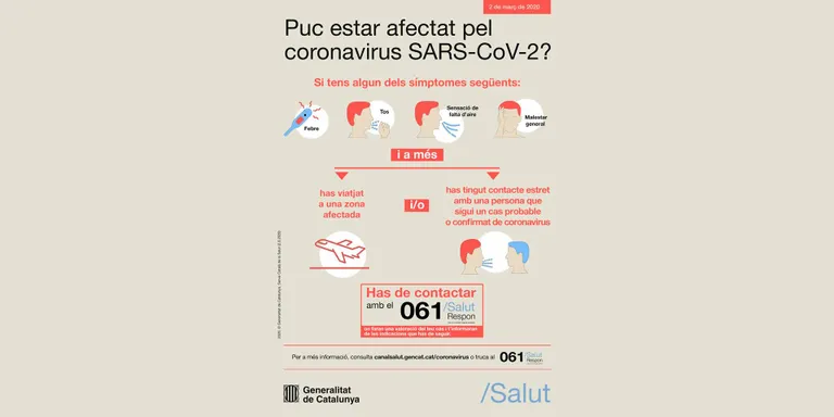 L'Ajuntament s'adhereix a les recomenacions de la Generalitat per prevenir el contagi del Covid-19