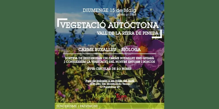 La biòloga Carme Buxalleu farà una ruta guiada per conèixer la vegetació dels boscos de ribera