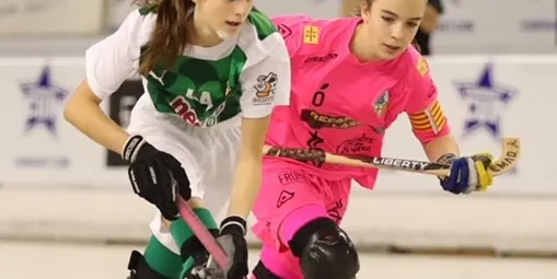 Laura Puigdueta i l'equip sub-15 del CH Caldes fan brillar l'hoquei femení local en el cap de setmana esportiu