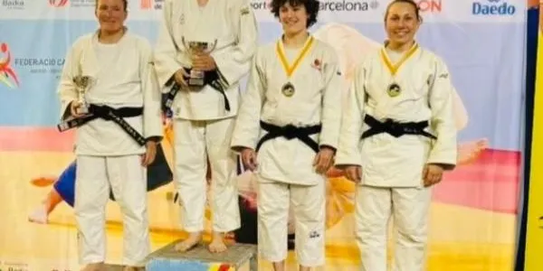 La judoka Wendy de la Fuente es proclama guanyadora del Campionat de Catalunya de Ne Waza