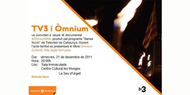 Òmnium Alt Urgell presenta el documental #Òmnium50A