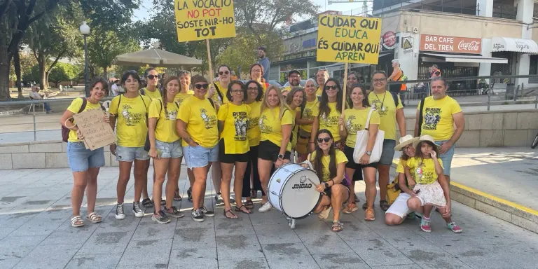 Els docents rubinencs s'organitzen per les pròximes convocatòries d'accions de protesta