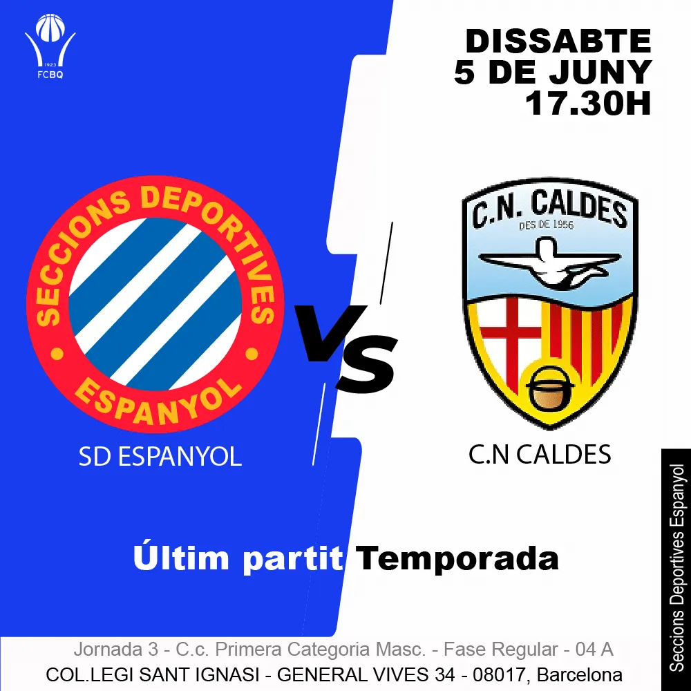 El CN Caldes de bàsquet masculí es queda a les portes d’acabar primer de grup en la temporada del debut a Primera Catalana