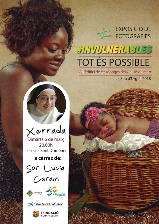 Sor Lucía Caram presenta a la Seu el projecte 'Invulnerables' contra la pobresa infantil