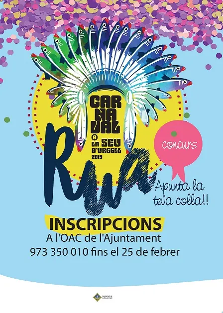 Obertes les inscripcions per participar a la rua de Carnaval de la Seu d’Urgell