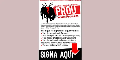 La JSC de l'Alt Urgell recolza l'abolició de les curses de braus