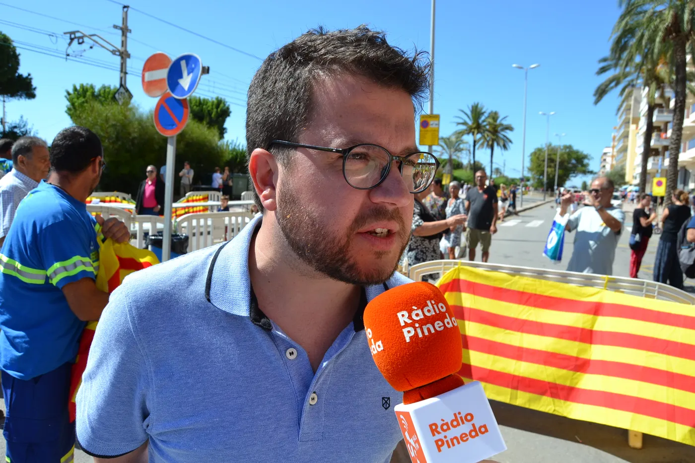 Pere Aragonès (ERC-JxP): «La Generalitat de Catalunya garantim que hi haurà espais de votació a Pineda»