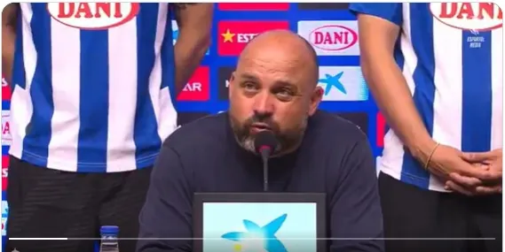 L'arenyenc Sergi Gómez rep els elogis del seu entrenador a l'Espanyol