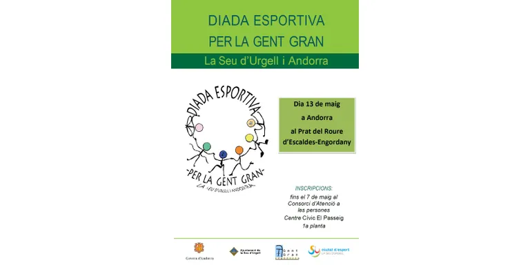 Obertes les inscripcions per participar a la Diada Esportiva de la Gent Gran La Seu d’Urgell i Andorra 2019