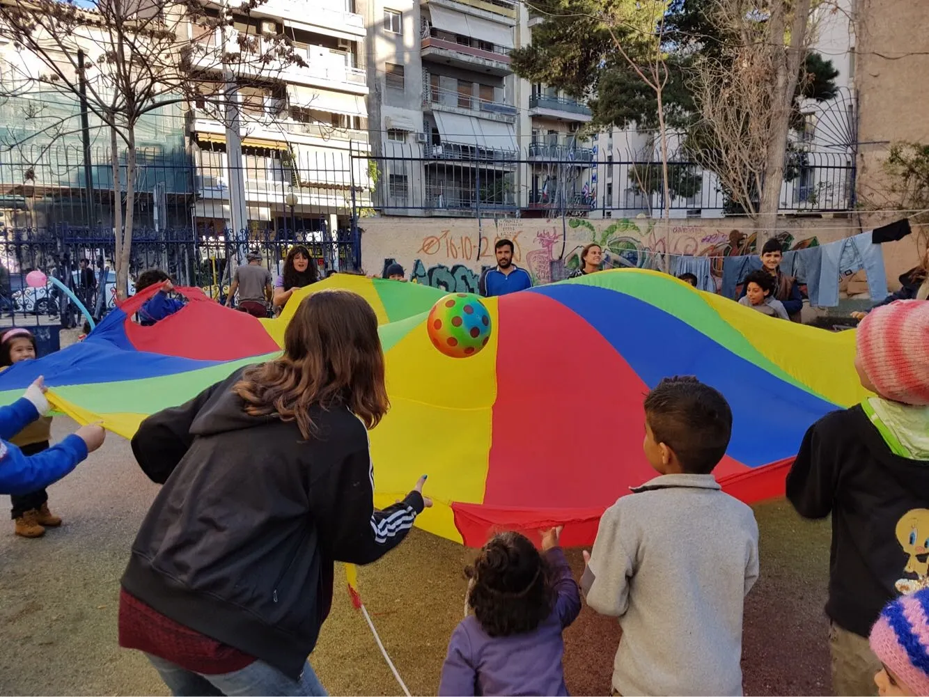 Fotografia de Rubí Acull que mostra la tasca feta al projecte "Jasmine School"