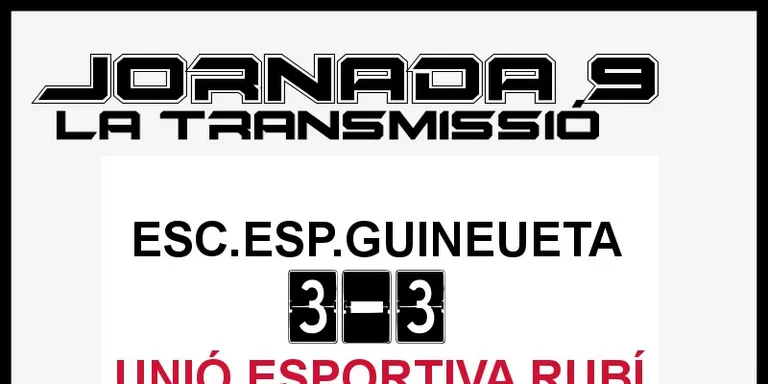 A PEU DE CAMP - JORNADA 9 - UE RUBÍ