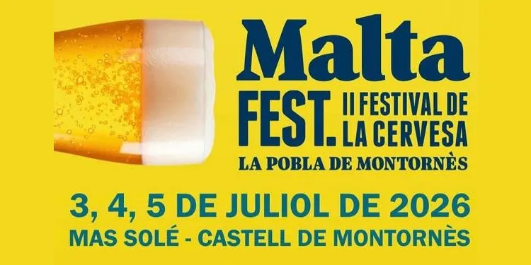 El Malta Fest torna a la Pobla de Montornès del 3 al 5 de juliol
