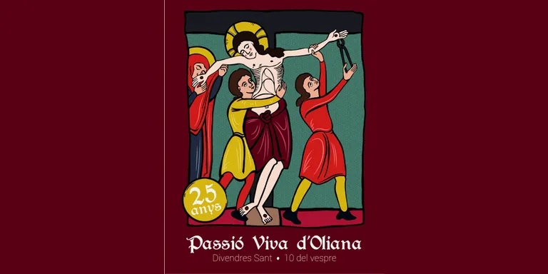 La Passió Viva d'Oliana commemora el 25è aniversari
