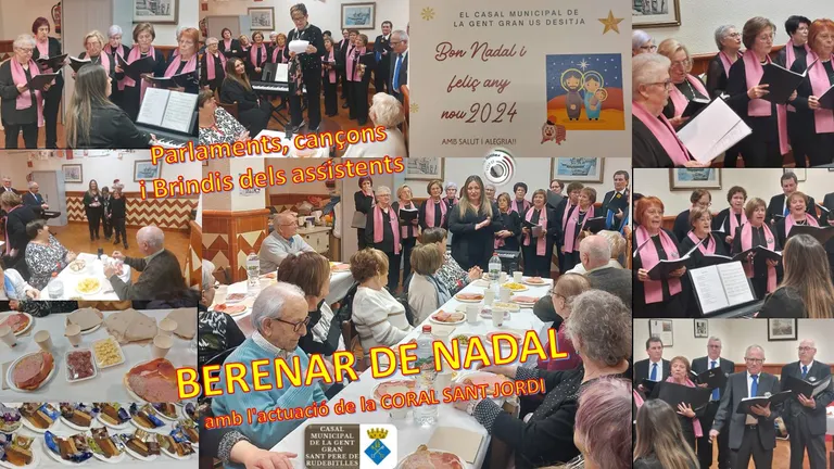 BERENAR DE NADAL amb l'actuació de la CORAL SANT JORDI.