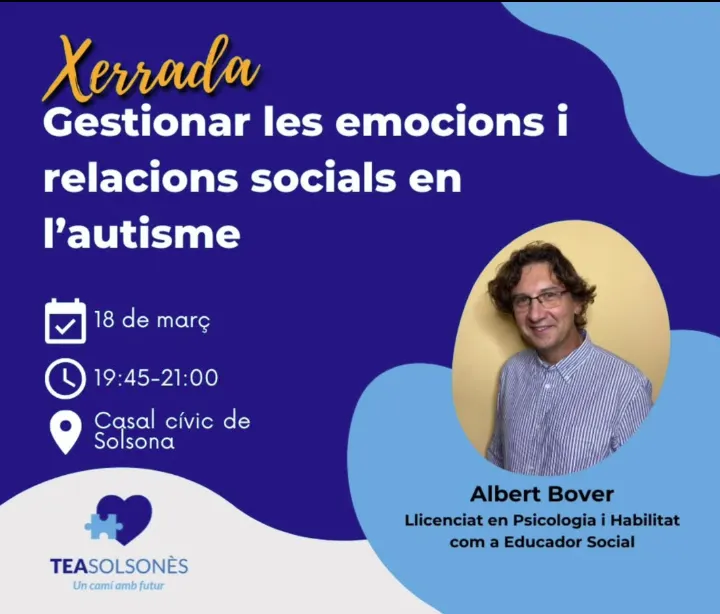 L'associació TEA Solsonès organitza una xerrada