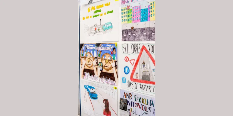 Gairebé 1500 persones voten els millors dibuixos per crear el Calendari d'Educació Viària de 2025
