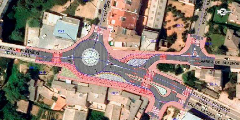 Territori i Sostenibilitat licita les obres per construir una rotonda a la C-13 a Tremp