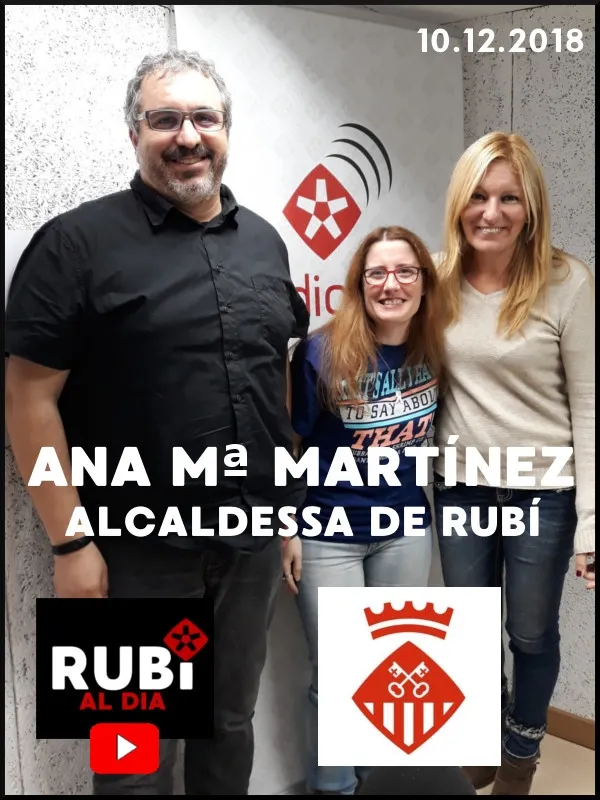Alcaldessa de Rubí ANA MARÍA MARTÍNEZ