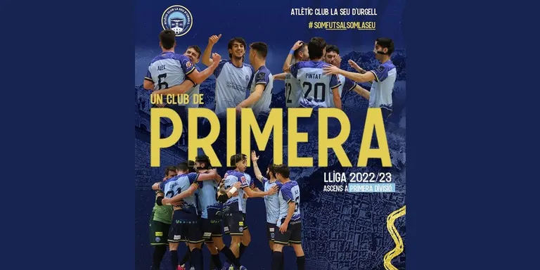 L'Atlètic Club La Seu puja a Primera Catalana de futbol sala