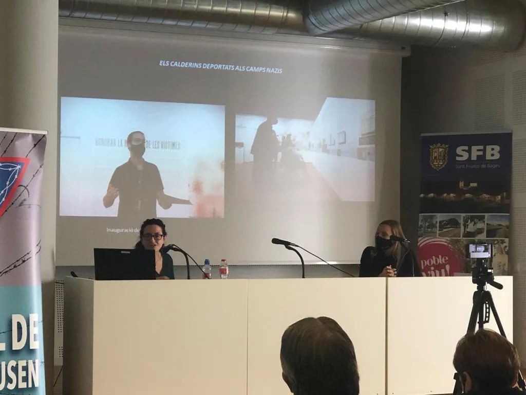 Caldes exposa els homenatges als deportats als camps nazis a la 7a trobada d'Ajuntaments de la Xarxa Mai Més