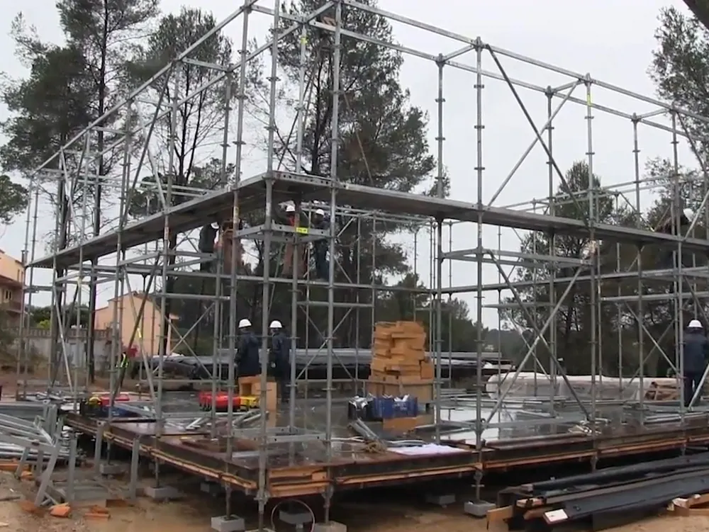 VÍDEO L'edifici Ressò de Sant Muç comença a prendre forma