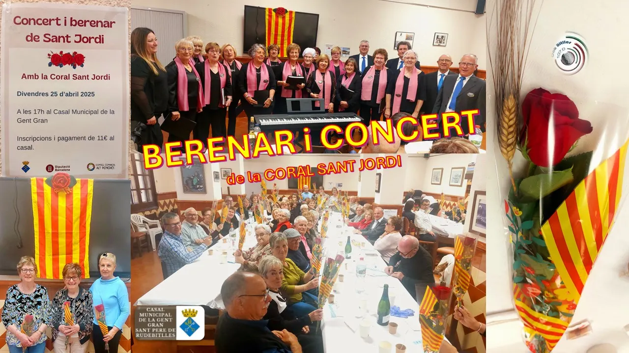 BERENAR DE SANT JORDI 2025 amb l'actuació de la CORAL SANT JORDI.