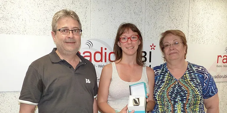 Nerea Gómez guanya el sorteig de selfies de Festa Major de Ràdio Rubí
