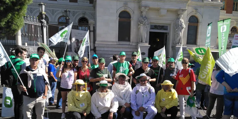 Manifestació a Madrid per reclamar mesures contra els danys de la fauna salvatge