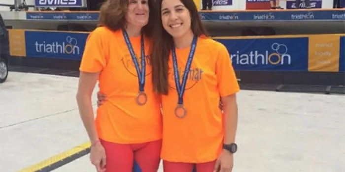 Sevillano i Badia, campiones d'Espanya de paratriatló