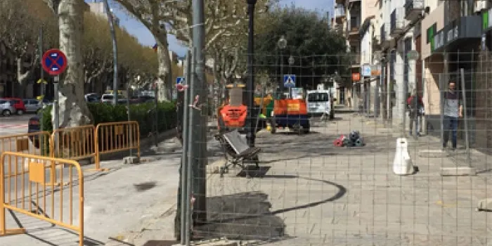 Les obres per a la renovació de les lloses de la Riera arrenquen avui