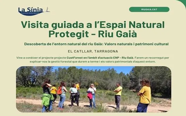 Visita guiada a l’Espai Natural Protegit del riu Gaià aquest dissabte de la mà de l’Associació Mediambiental la Sínia